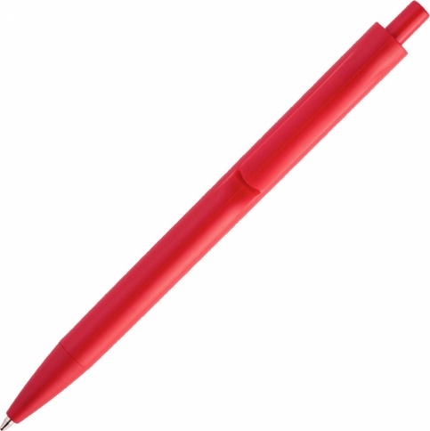 Ручка пластиковая шариковая Vivapens IGLA COLOR, красная фото 3
