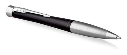 Шариковая ручка Parker Urban Core (2150858) Muted Black CT M; чернила черные, подар.кор. фото 3