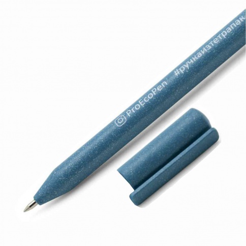 Ручка из вторсырья ProEcoPen One, голубая фото 1