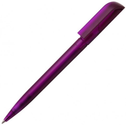 Ручка пластиковая шариковая Carolina Frost, фиолетовая фото 1