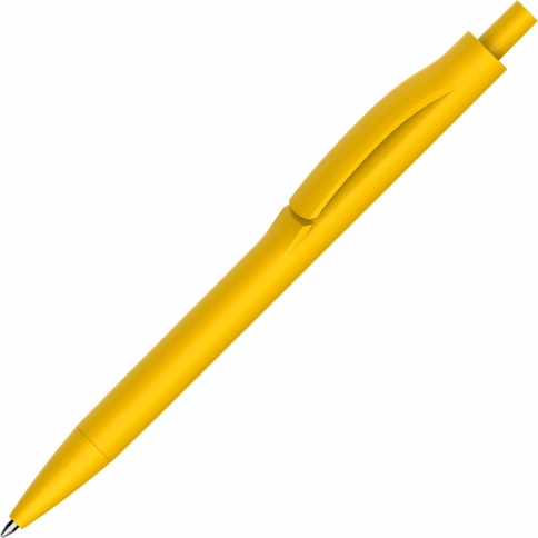Ручка пластиковая шариковая Vivapens IGLA COLOR, жёлтая фото 1