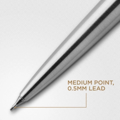 Набор (ручка/карандаш) Parker Jotter Core KB61 (2093256) Stainless Steel CT: ручка шариковая/карандаш механический 0.5; подар.кор. фото 8