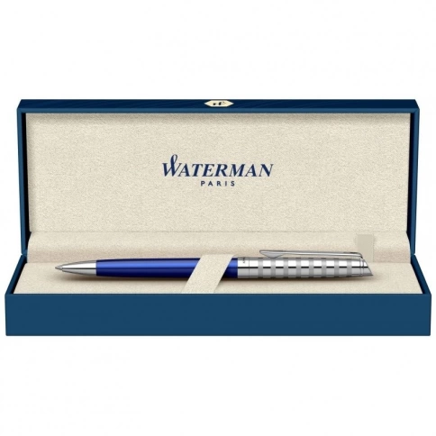 Ручка шариковая Waterman Hemisphere Deluxe (2117788) Marine Blue M синие чернила подар.кор. фото 5