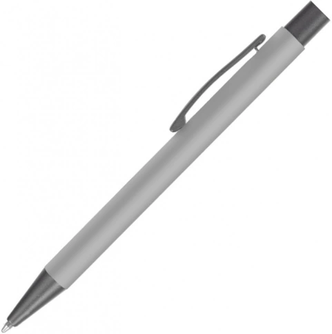 Ручка металлическая шариковая Vivapens MAX SOFT, серебристая фото 3