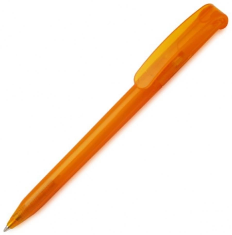 Ручка пластиковая шариковая Grant Automat Transparent, прозрачно оранжевая фото 1