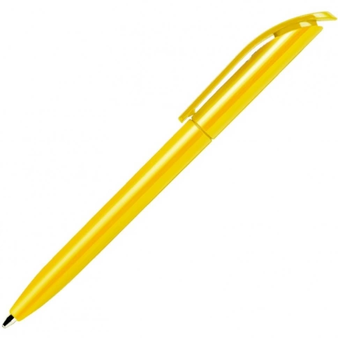 Ручка пластиковая шариковая SOLKE Vivaldi Color, жёлтая фото 2