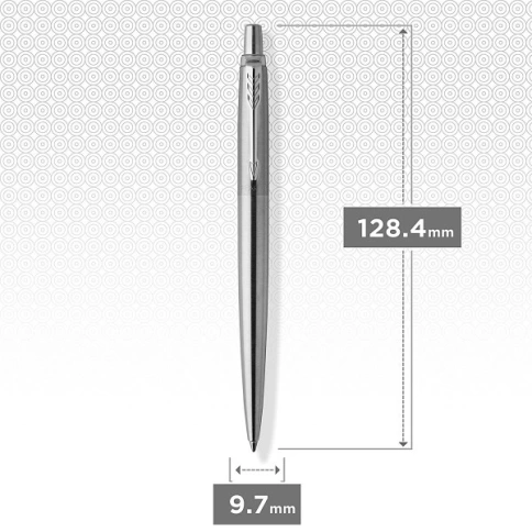 Набор (ручка/карандаш) Parker Jotter Core KB61 (2093256) Stainless Steel CT: ручка шариковая/карандаш механический 0.5; подар.кор. фото 9