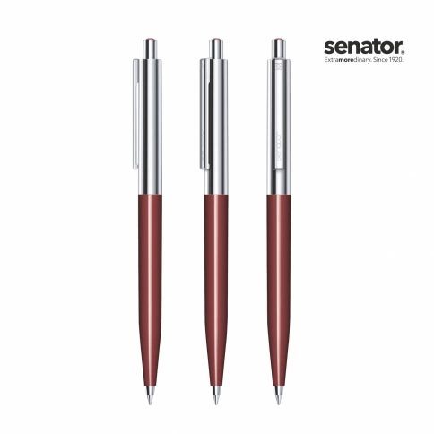 Шариковая ручка Senator Point Metal, бордовая фото 2