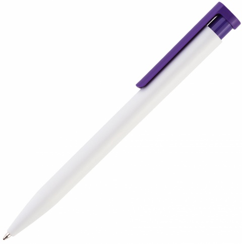 Ручка пластиковая шариковая Vivapens CONSUL, фиолетовая фото 2