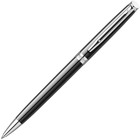 Шариковая ручка Waterman Hemisphere (S0920570) Mars Black CT; M синие чернила; подарочная коробка фото 1