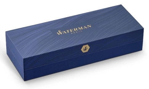 Шариковая ручка Waterman Hemisphere (S0920570) Mars Black CT; M синие чернила; подарочная коробка фото 11