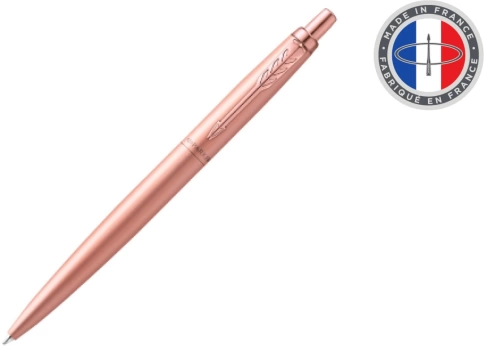 Шариковая ручка Parker Jotter Monochrome XL SE20 (2122755); роз.зол.мат. M; син. черн.; подар.кор. фото 4