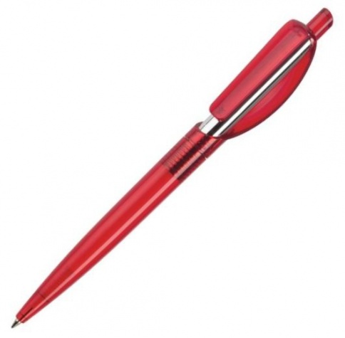 Шариковая ручка Dreampen Doppio Transparent, красная фото 1