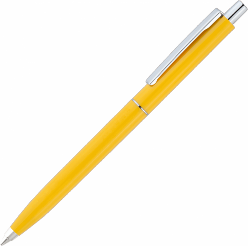 Ручка пластиковая шариковая Vivapens TOP NEW, жёлтая фото 1