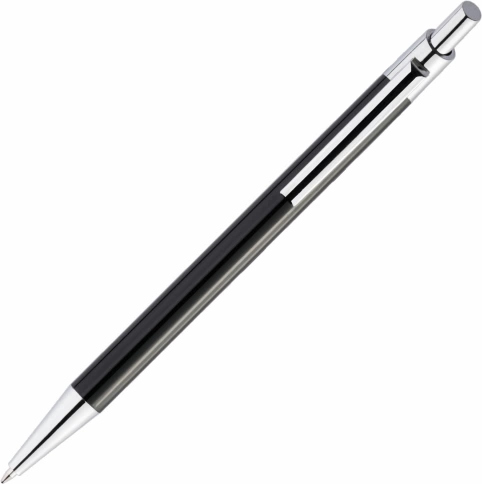 Ручка металлическая шариковая Vivapens Tikko New, чёрная фото 3