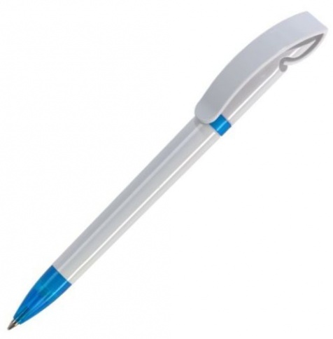 Шариковая ручка Dreampen Cobra Classic, белая с голубым фото 1