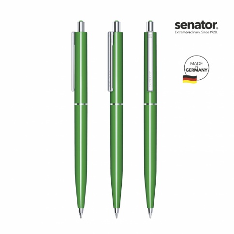 Шариковая ручка Senator Point Polished, зелёная фото 2