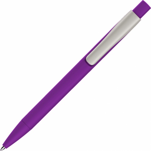Ручка пластиковая шариковая Vivapens MASTER SOFT, фиолетовая фото 3