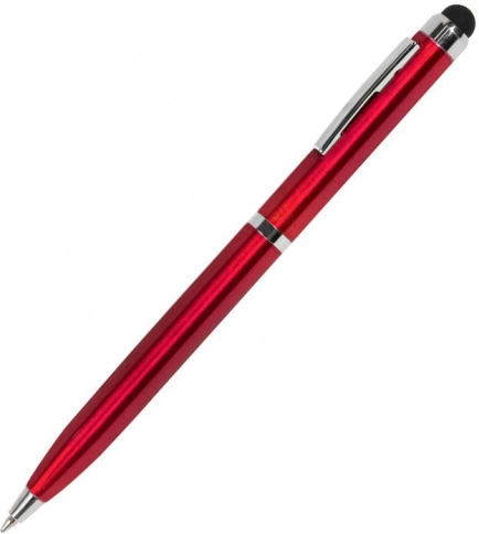 Ручка металлическая шариковая B1 Clicker Touch, красная фото 1