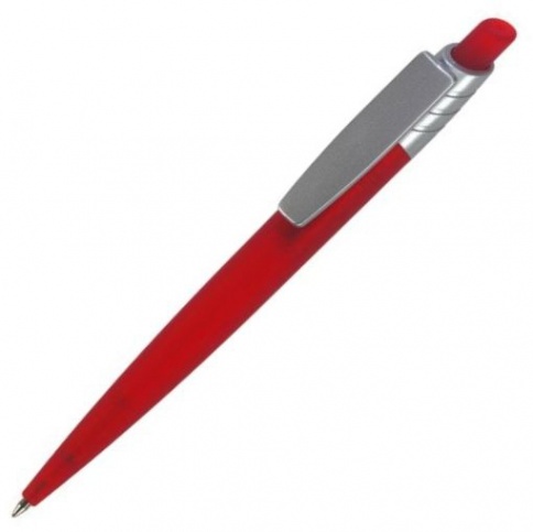 Шариковая ручка Dreampen Dream SoftTouch Silver, красная фото 1