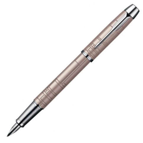Ручка перьевая Parker, IM Premium F222, Metal Pink, перо: Fblue, розовая фото 1