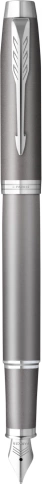 Перьевая ручка Parker IM Writing Rituals F331 (2203896) серый; сталь нержавеющая F; подарочная коробка фото 1