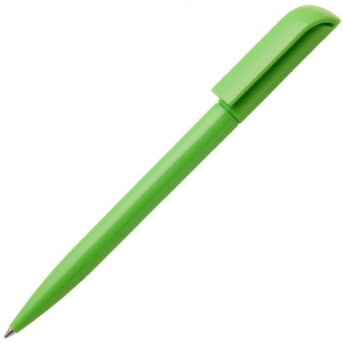 Ручка пластиковая шариковая Carolina Solid, салатовая фото 1