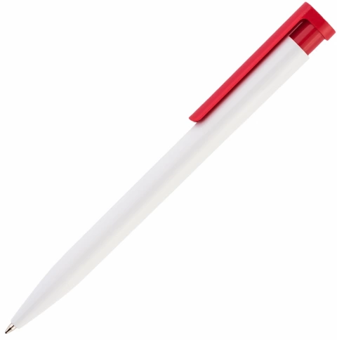 Ручка пластиковая шариковая Vivapens CONSUL, красная фото 2