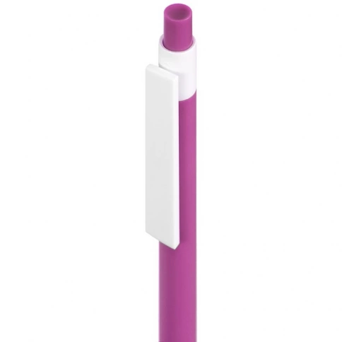 Шариковая ручка Neopen Retro, розовая с белым фото 2