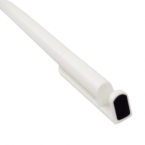 Ручка подставка пластиковая шариковая Z-PEN, Vinsent Frost, белая фото 2