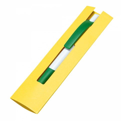Чехол для ручки Carton, жёлтый фото 2