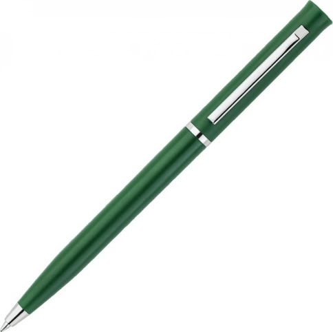 Ручка пластиковая шариковая Vivapens EUROPA, зелёная фото 3