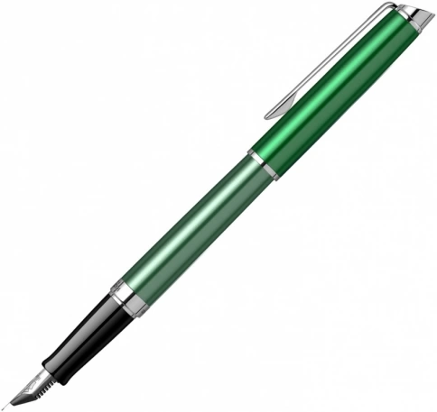 Ручка перьевая Waterman Hemisphere (2118281) Vineyard Green F перо сталь нержавеющая подар.кор. фото 1