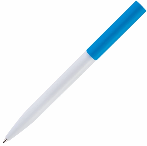 Ручка пластиковая шариковая Vivapens CONSUL, голубая фото 3