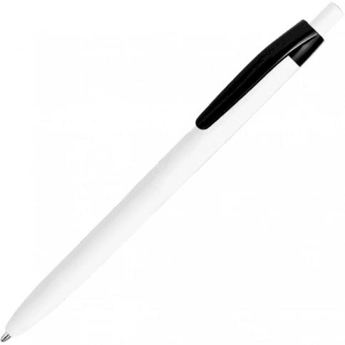 Шариковая ручка Vivapens Darom, белая с чёрным фото 1