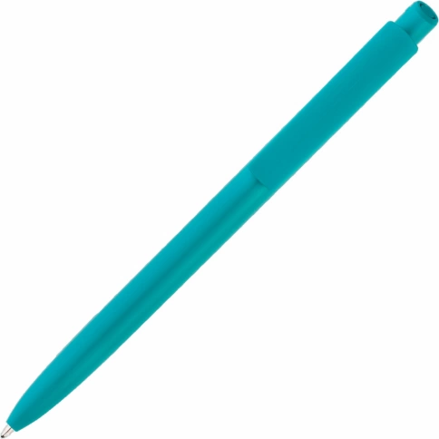 Ручка пластиковая шариковая Vivapens POLO COLOR, бирюзовая фото 3