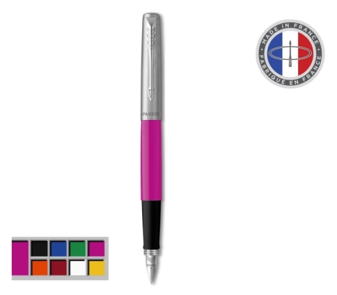 Перьевая ручка Parker Jotter Originals F60 (2096860) Magenta M сталь нержавеющая блистер фото 7