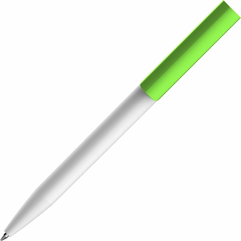 Ручка пластиковая шариковая Vivapens CONSUL, салатовая фото 3