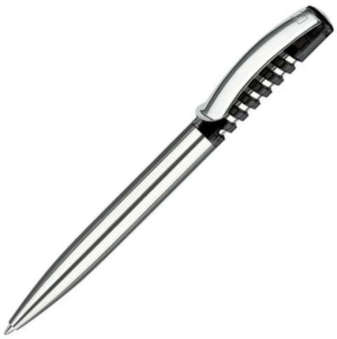 Шариковая ручка Senator New Spring Chrome Clear, чёрная фото 1