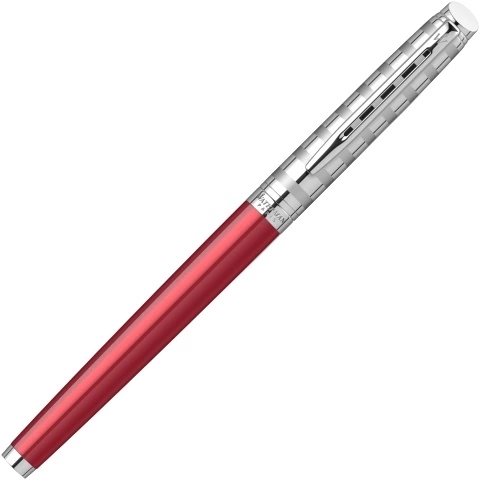 Ручка перьевая Waterman Hemisphere Deluxe (2117789) Marine Red F перо сталь нержавеющая подар.кор. фото 3