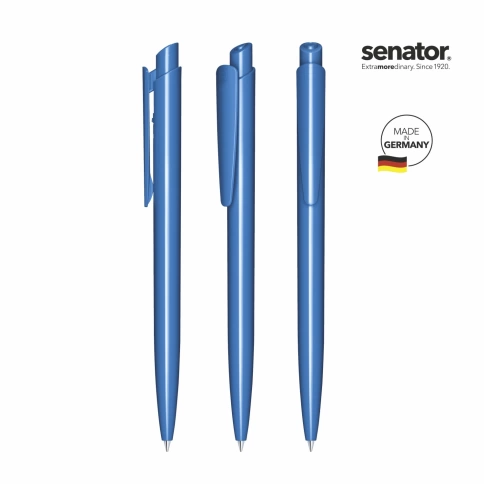 Шариковая ручка Senator Dart Polished, голубая фото 2