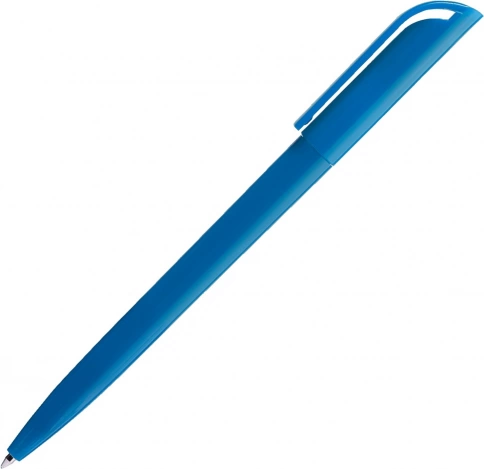 Ручка пластиковая шариковая SOLKE Global, голубая фото 2