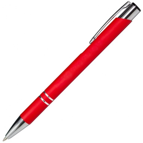 Ручка металлическая шариковая Z-PEN, COSMO Soft Touch, красная фото 1