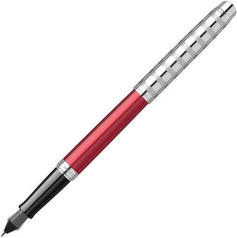 Ручка перьевая Waterman Hemisphere Deluxe (2117789) Marine Red F перо сталь нержавеющая подар.кор. фото 2
