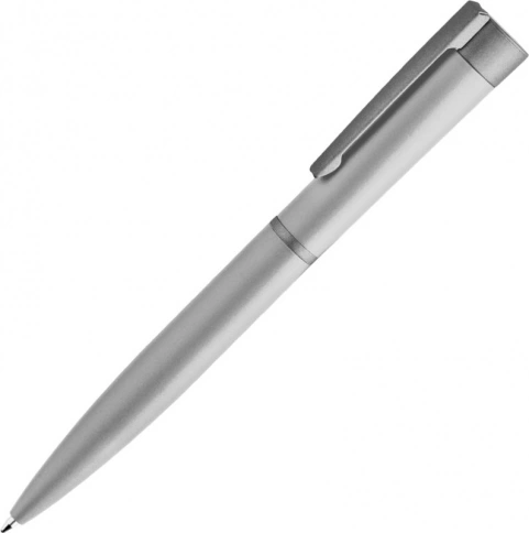 Ручка металлическая шариковая Vivapens GROM TITAN, серебристая фото 1