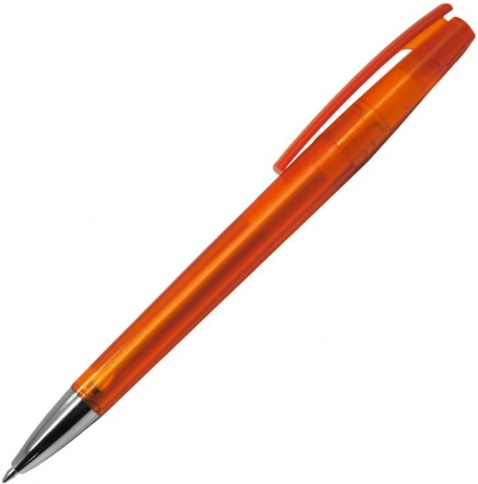 Ручка пластиковая шариковая Z-PEN, DZEN, фрост, оранжевая фото 1