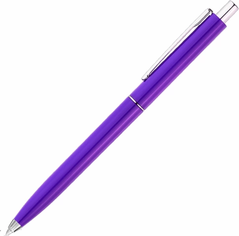 Ручка пластиковая шариковая Vivapens TOP NEW, фиолетовая фото 2