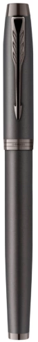 Роллер-ручка Parker IM Monochrome T328 (2172960) Gun Metal F; черн. черн.; подар.кор. фото 6