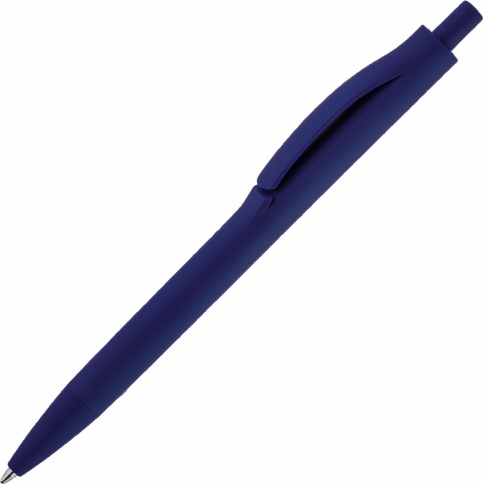 Ручка пластиковая шариковая Vivapens IGLA SOFT, тёмно-синяя фото 1