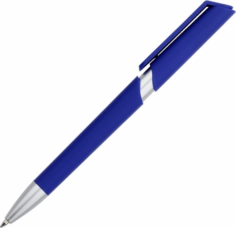 Ручка пластиковая шариковая Vivapens ZOOM SOFT, синяя фото 1